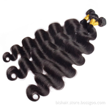 Sale !! Brazilian Body Wave Human Hair Bundles 7A Grade BIS Hair Bundles